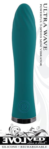 Ultra Wave Petite Vibrator with Swirling Textures and Patterns Vibrators