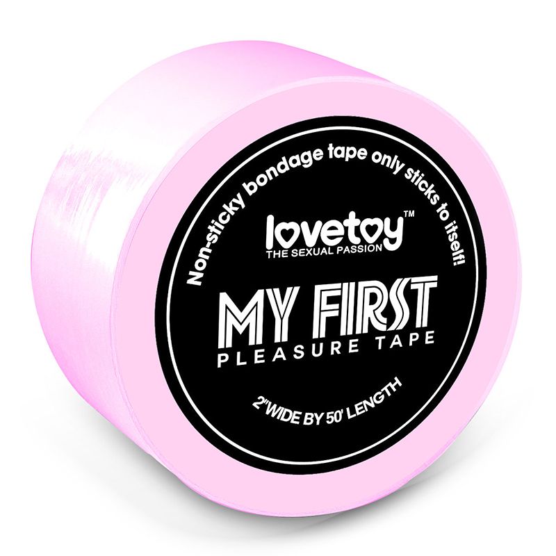 My First Non Sticky Bondage Tape Pink 2 Inches Wide 50 Feet Secondary image