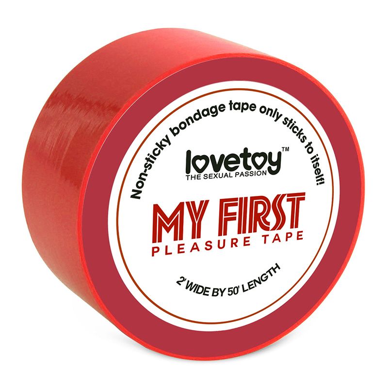 My First Non-Sticky Bondage Tape Red – Beginner-Friendly Restraint Tape > Bondage Gear > Tape