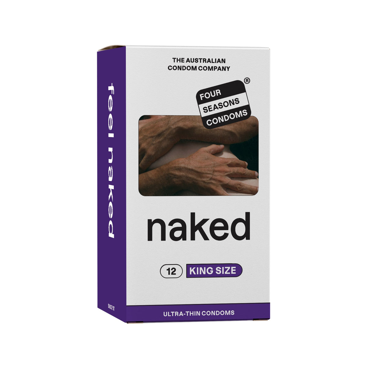 Four Seasons Naked King Size Condoms – Extra Large 64mm Condoms 12 Pack > Essentials > Condoms Main image