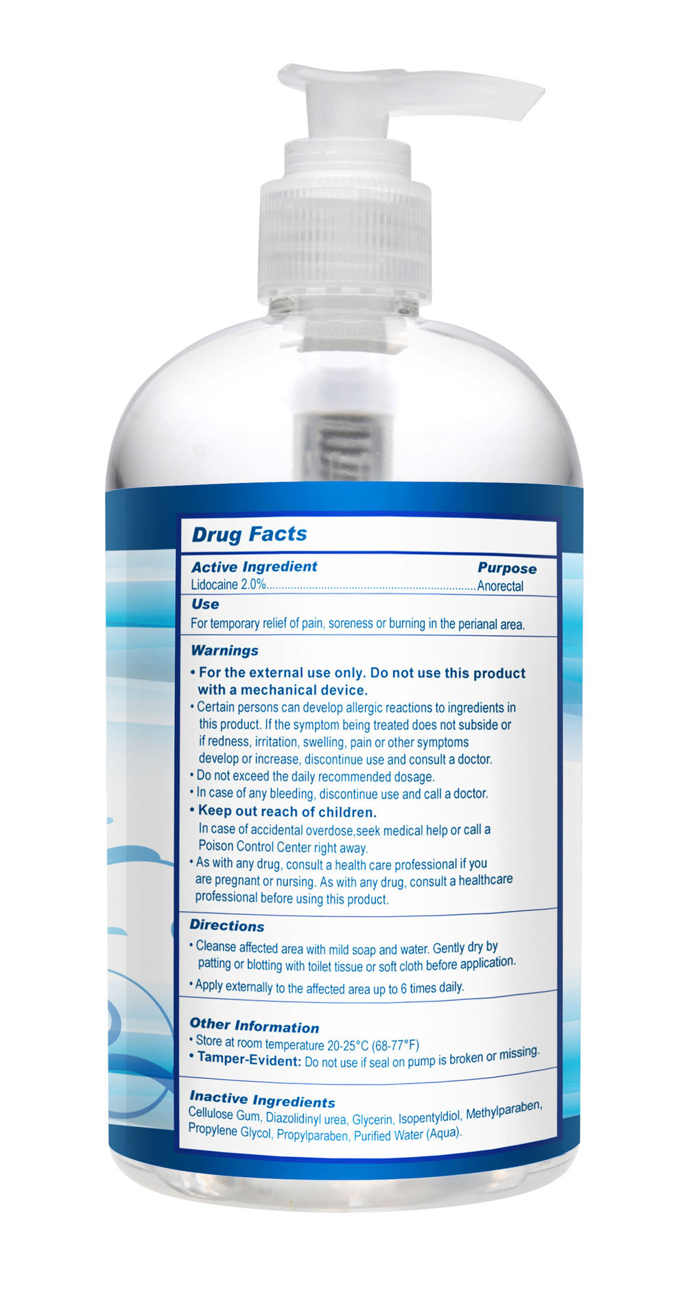 CleanStream Relax Anal Lubricant 518ml Desensitising Pump Bottle Default Title > Lube > Anal