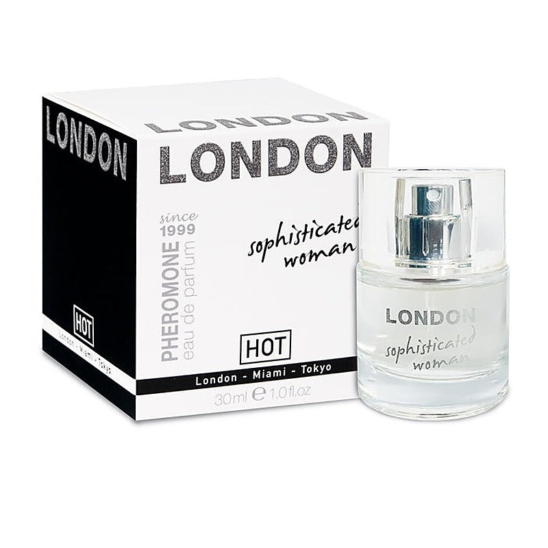 Hot Pheromone London Sophisticated Woman Perfume Bottle - Sex Pheromones and Perfumes