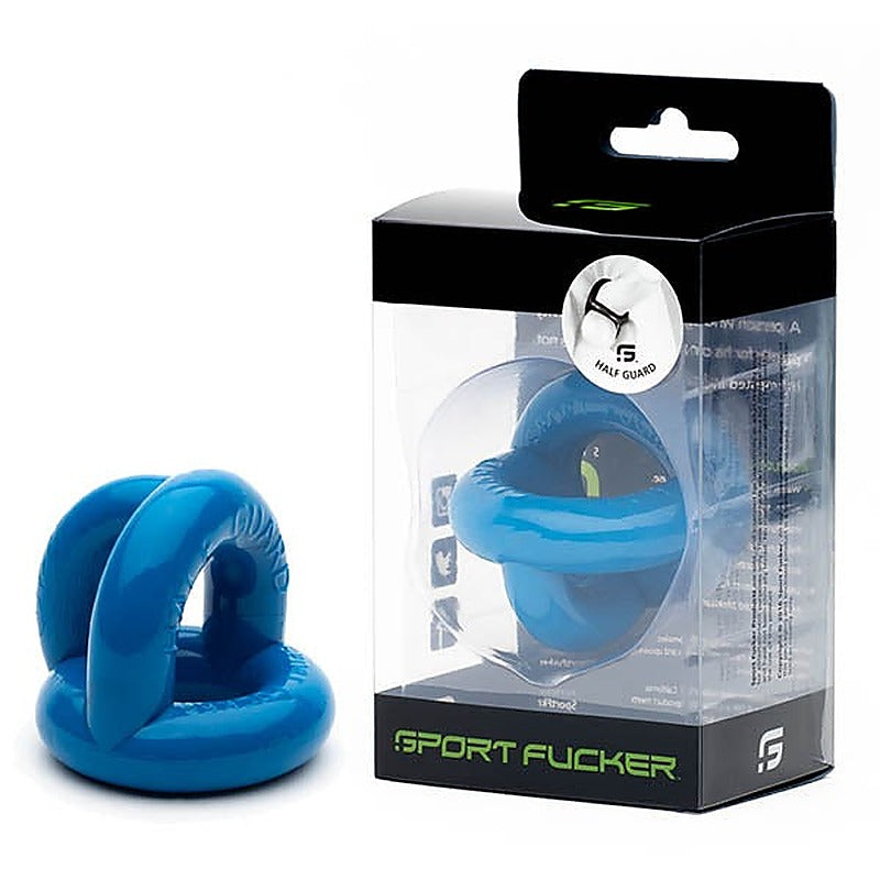 Sport Fucker Half Guard (Police Blue) – Cock Ring and Bulge Enhancer > Cock Ring > Sling