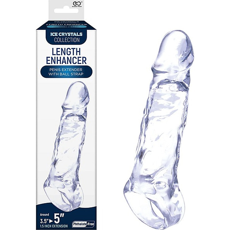 Ice Crystals 1.5 Inch Length Enhancer – Penis Extension Sleeve Secondary image