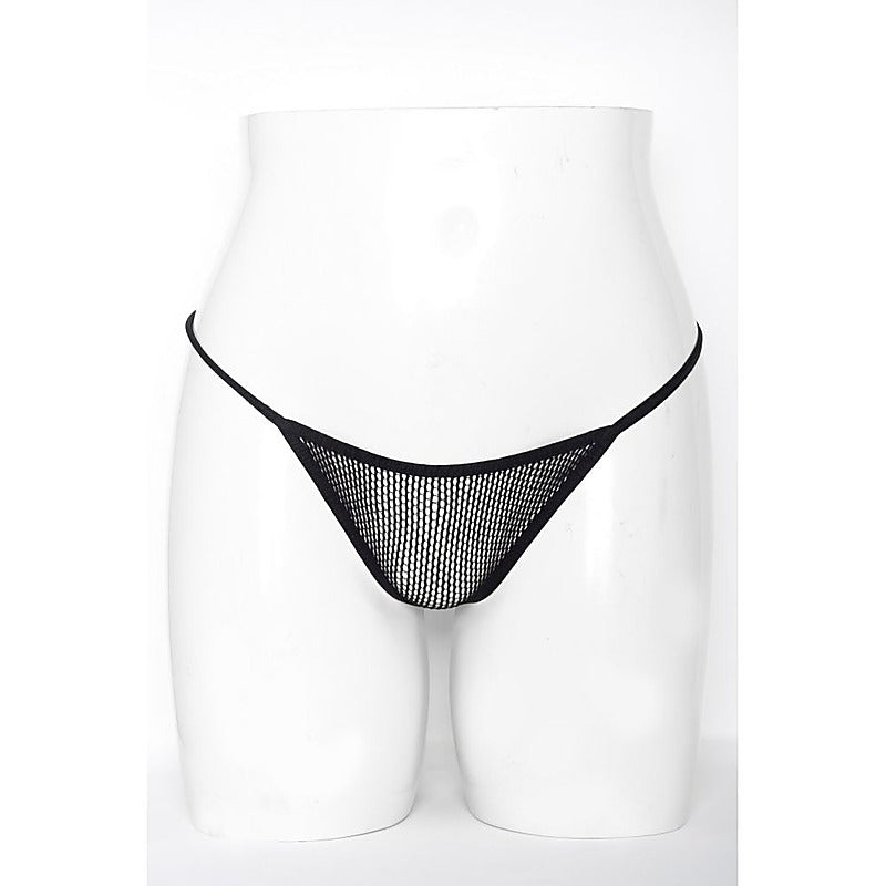 Mesh Net G-String (Black) – Sheer Comfortable Lingerie > Clothes > Lingerie Sets