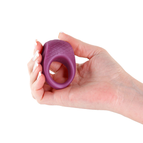 Seduction Levi Metallic Burgundy USB Rechargeable Cock Ring 6.5cm Cock Rings Vibrating