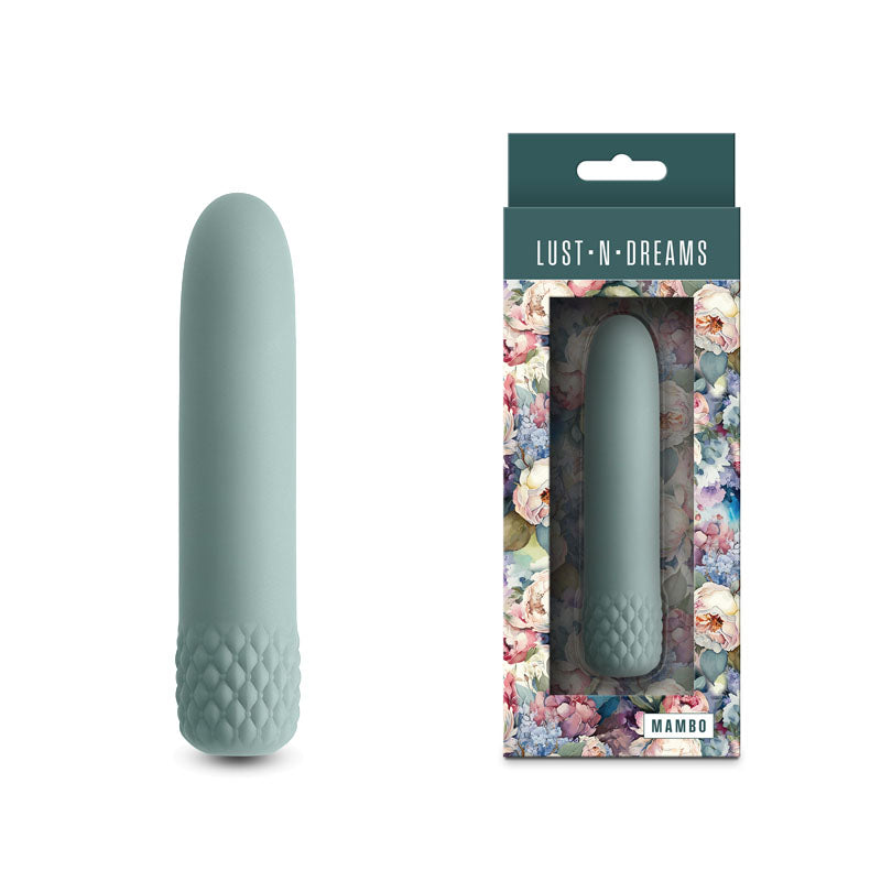 Lust and Dreams Mambo Sage 12.2 cm USB Rechargeable Bullet Vibrator Green BULLETS