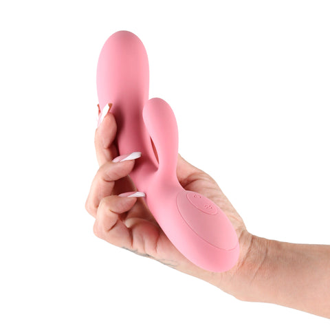Lust N Dreams Samba Coral 19.4 Centimeter USB Rechargeable Rabbit Vibrator VIBRATORS-RABBIT