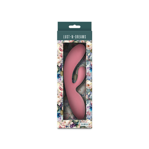 Lust N Dreams Samba Coral 19.4 Centimeter USB Rechargeable Rabbit Vibrator VIBRATORS-RABBIT
