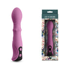 Lust N Dreams Cadence Blush 18.2 Centimeter Thrusting and Sliding Vibrator Purple > Dildos > Thrusting Dildos