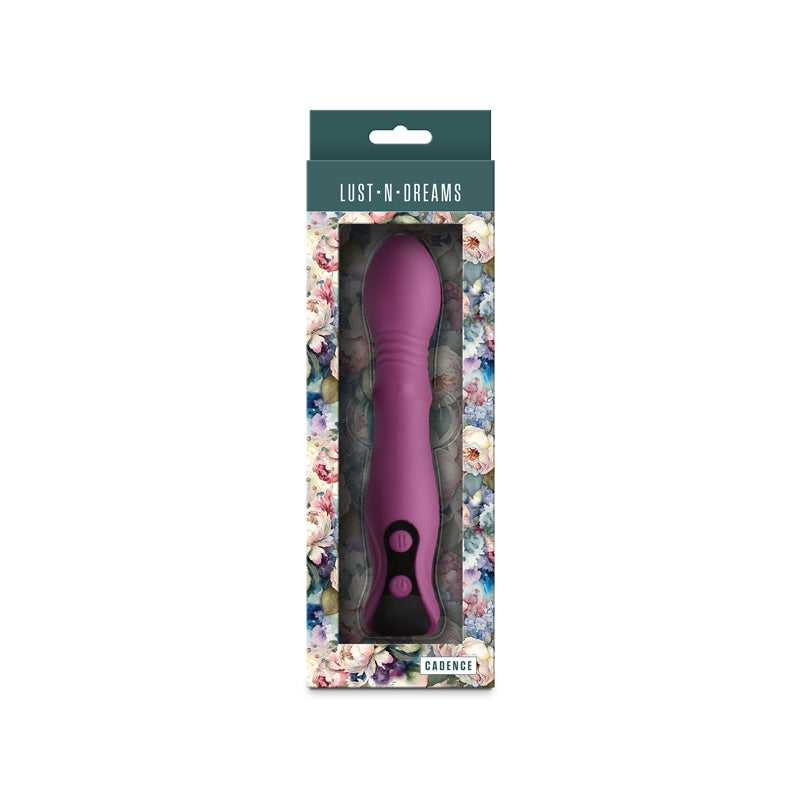 Lust N Dreams Cadence Blush 18.2 Centimeter Thrusting and Sliding Vibrator > Dildos > Thrusting Dildos