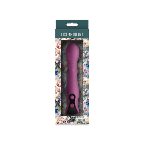 Lust N Dreams Cadence Blush 18.2 Centimeter USB Rechargeable Thrusting and Sliding Vibrator DONGS Thrusting