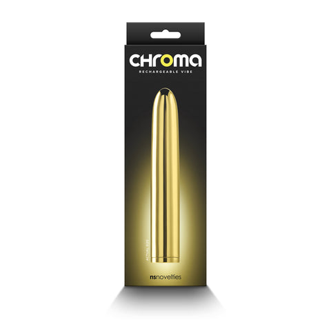 Chroma Gold 17 cm USB Rechargeable Vibrator BULLETS