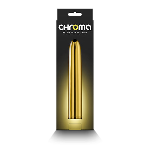 Chroma Gold 17 cm USB Rechargeable Vibrator BULLETS