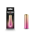 Chroma Sunrise Small 6.8 cm Bullet Metallic Pink Gold Coloured > Vibrators > Mini Vibrators
