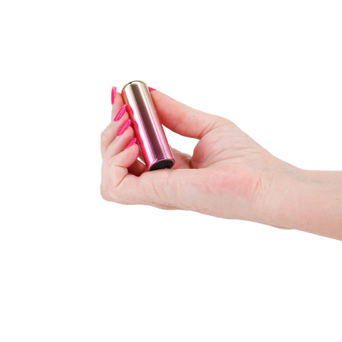 Chroma Sunrise Small 6.8 cm USB Rechargeable Bullet Metallic Pink Gold BULLETS