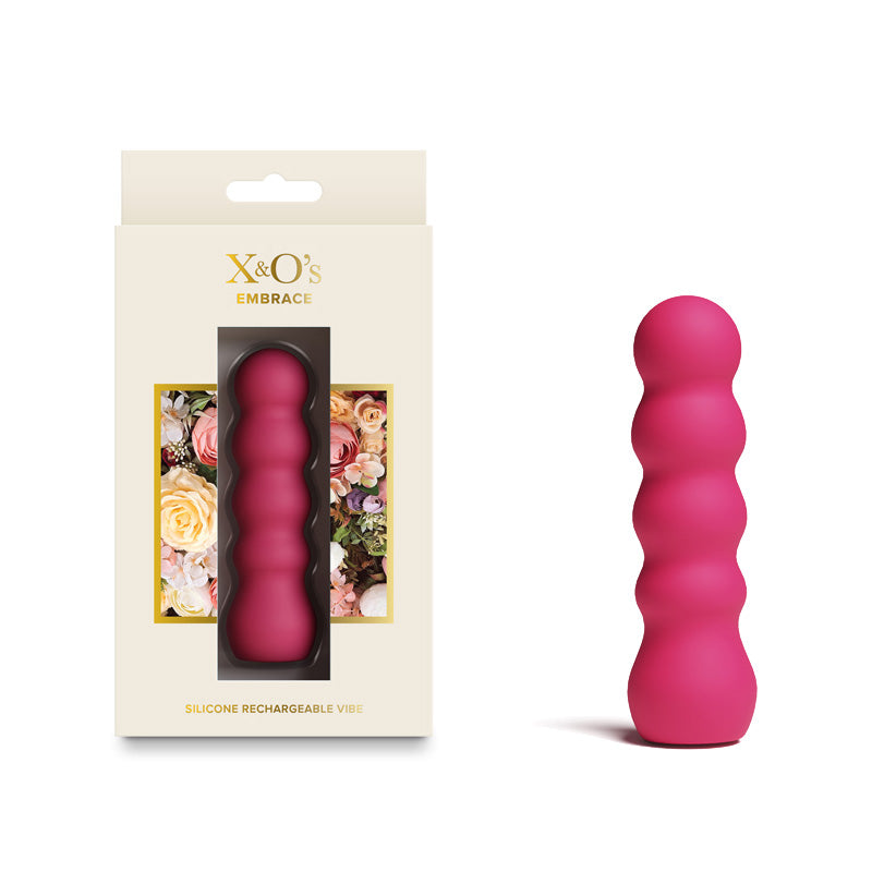 NS Novelties X and Os Embrace (Pink / Purple) – Waterproof Rechargeable Vibrator > Vibrators > Mini Vibrators
