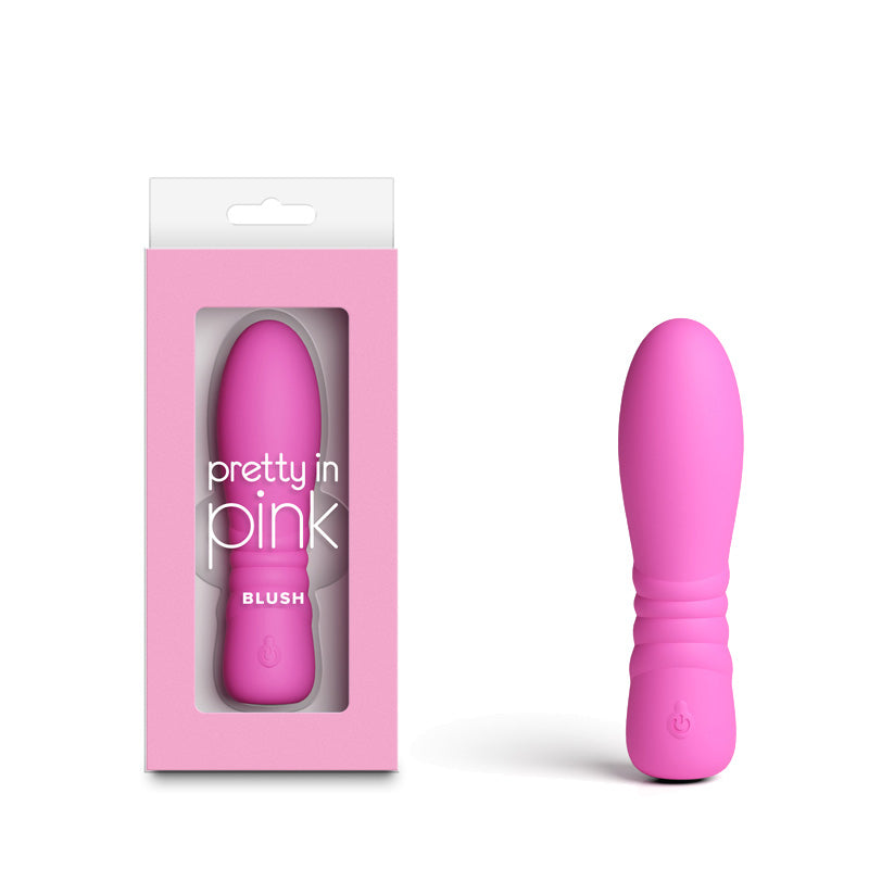 Pretty In Pink Blush – Waterproof 13 cm USB Rechargeable Vibrator Pink > Vibrators > Standard Vibrators Main image