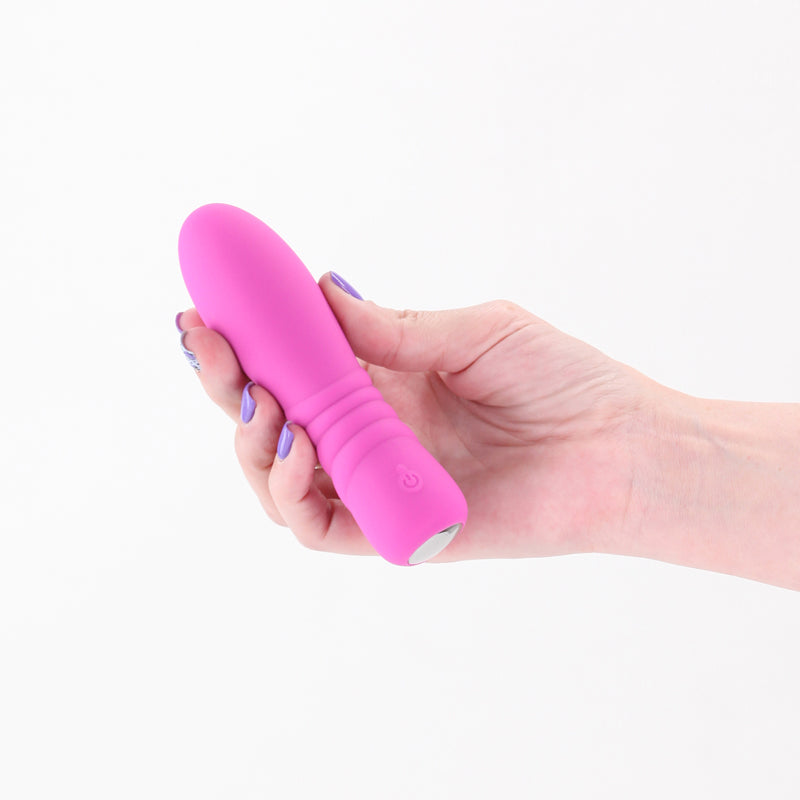 Pretty In Pink Blush – Waterproof 13 cm USB Rechargeable Vibrator Secondary image