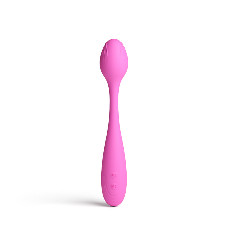Pretty in Pink Rose – Waterproof USB Rechargeable Silicone Vibrator 19.4 cm > Vibrators > Standard Vibrators