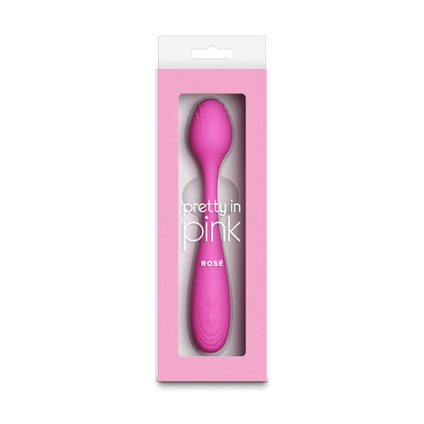 Pretty in Pink Rose – Waterproof USB Rechargeable Silicone Vibrator 19.4 cm > Vibrators > Standard Vibrators