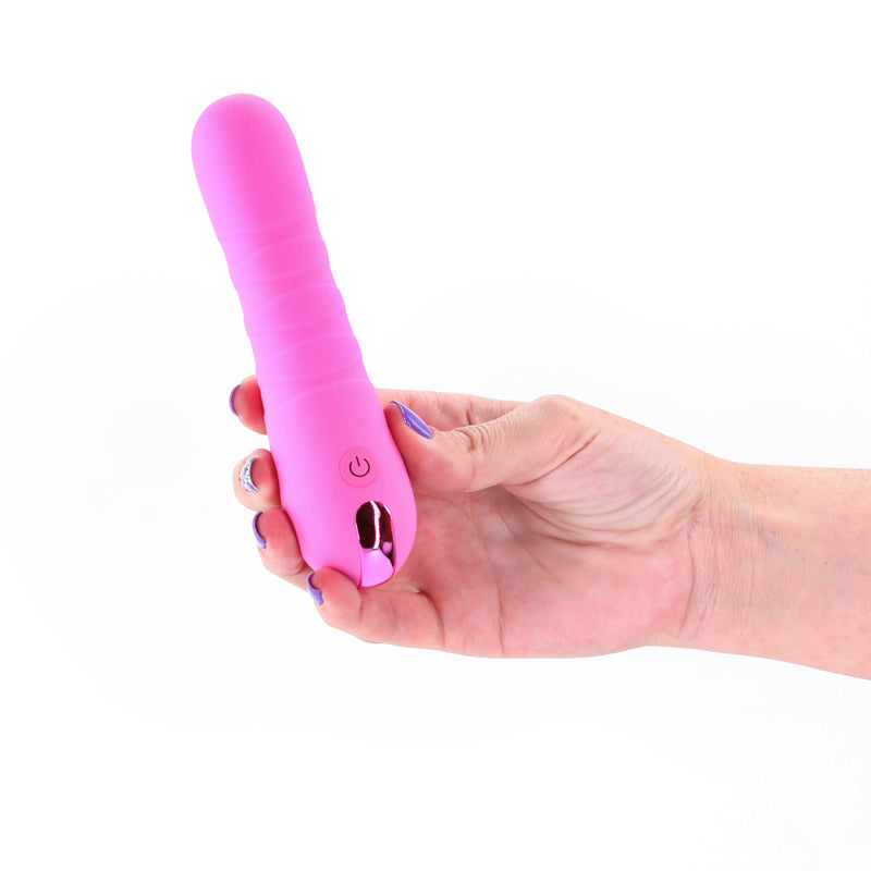 Pretty in Pink Crush – Waterproof USB Rechargeable 14.3 cm Vibrator Secondary image