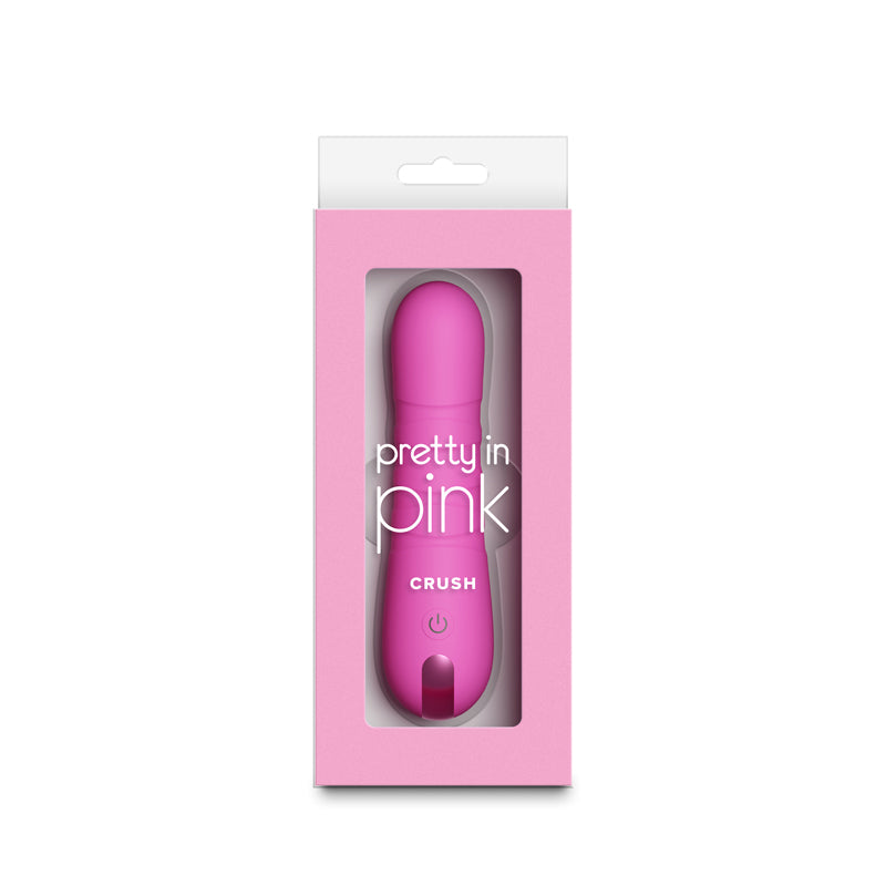 Pretty in Pink Crush – Waterproof USB Rechargeable 14.3 cm Vibrator > Vibrators > Standard Vibrators