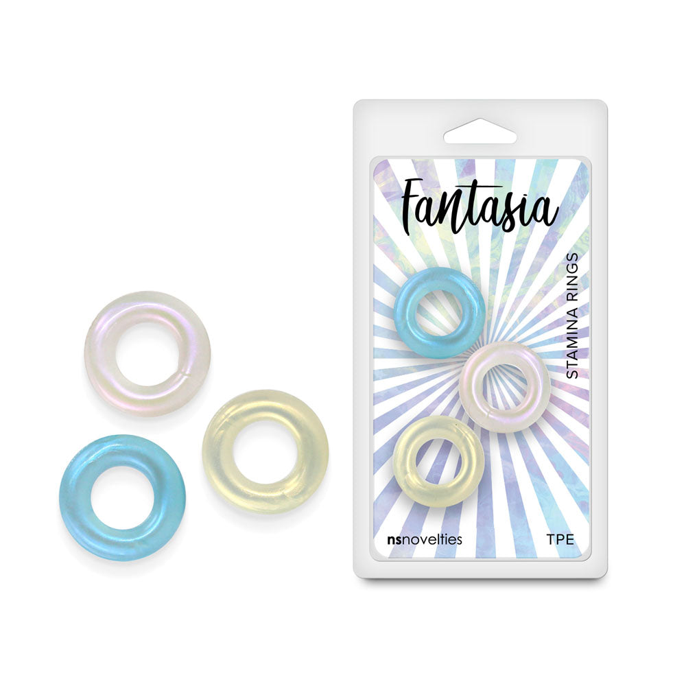 Fantasia Multicolor – Set of 3 Flexible Cock Rings Coloured > Cock Ring > Sets Main image