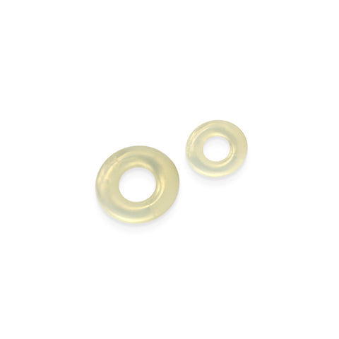 Fantasia Double Stack Amber Cock Rings Set of 2 Sizes COCK RINGS