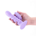 Colours Ribbed 6 Inch USB Rechargeable Vibrating Dildo with Wireless Remote > Dildos > Neutral Dildos