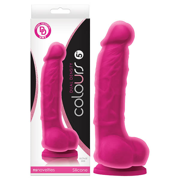 Colours Dual Density – 5 Inch Silicone Dong with Strong Suction Cup Secondary image