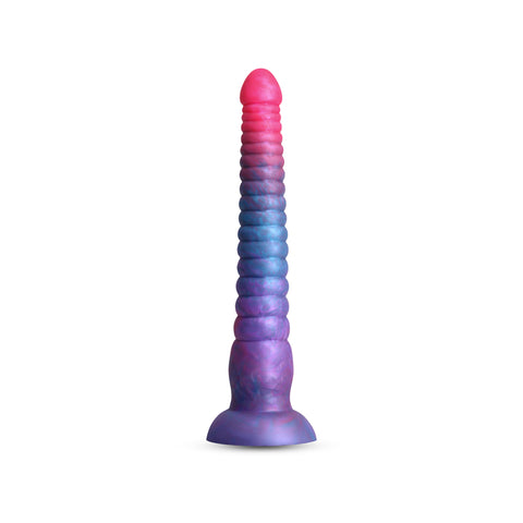 Colours Stacked 9 Inch Dildo Pink Blue Fantasy Dildo DONGS