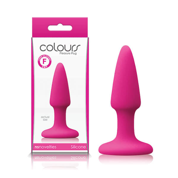 Colours Pleasures Mini – Silicone Butt Plug with Suction Cup Base Pink > Anal Range > Butt Plugs Main image