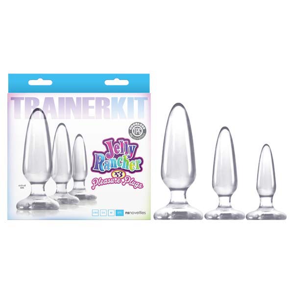 Jelly Rancher Trainer Kit – Set of 3 Flexible Butt Plugs with Suction Cups Default Title > Anal Range > Butt Plug Kits Main image