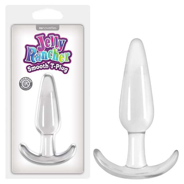 Jelly Rancher Smooth T-Plug – 11 cm Soft Butt Plug Clear > Anal Range > Butt Plugs
