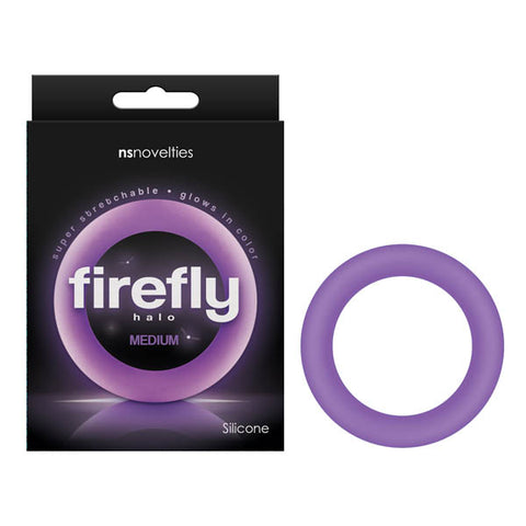 Firefly Halo (Purple) – Glow in the Dark 55 Mm Cock Ring Purple > Cock Ring > Single