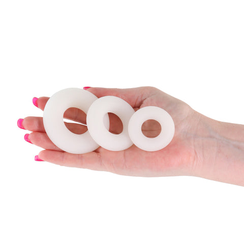 Firefly Bubble Rings Glow in the Dark Cock Rings Set of 3 COCK RING Set