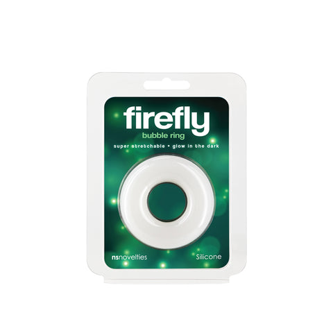 Firefly Large Glow in the Dark Super Stretch Bubble Ring COCK RINGS