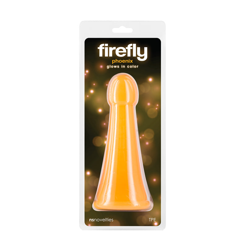 Firefly - Phoenix - Orange 7" Dong 19.2cm Body-Safe TPE > Dildos > Neutral Dildos