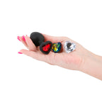 Glams Xchange Heart Small (Interchangeable Heart Gems) – Small Silicone Butt Plug > Anal Range > Jewel Butt Plugs