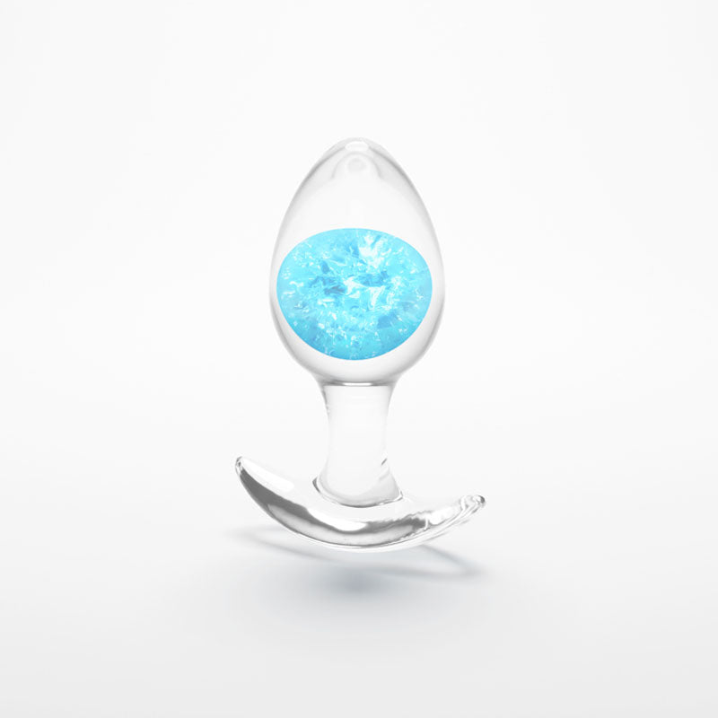 Glams Cosmic Clear (9.5 cm) – Medium Small Butt Plug Made from Body-Safe Liquid Silicone > Anal Range > Butt Plugs