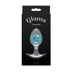 Glams Cosmic Clear (9.5 cm) – Medium Small Butt Plug Made from Body-Safe Liquid Silicone > Anal Range > Butt Plugs