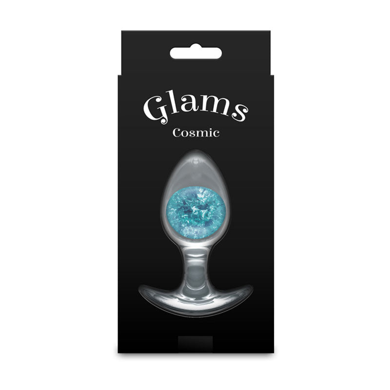 Glams Cosmic Clear (9.5 cm) – Medium Small Butt Plug Made from Body-Safe Liquid Silicone > Anal Range > Butt Plugs