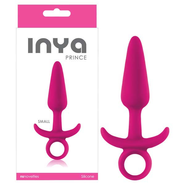 INYA Prince Small 4.5 Inch Silicone Butt Plug Pink > Anal Range > Butt Plugs Main image