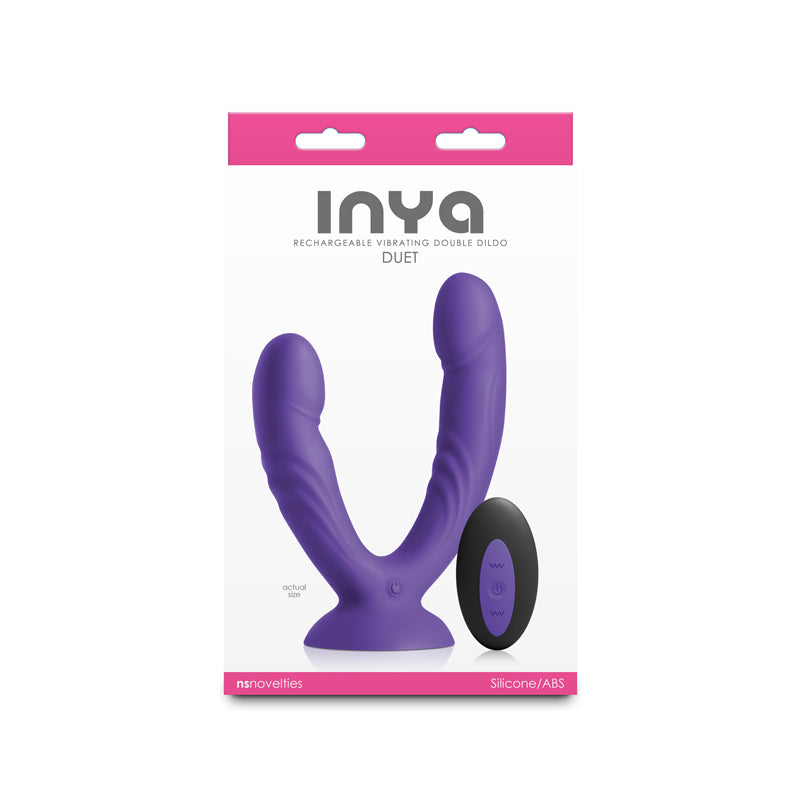 INYA Duet – USB Rechargeable Waterproof Vibrating Double Dildo with Remote > Dildos > Double Dildos