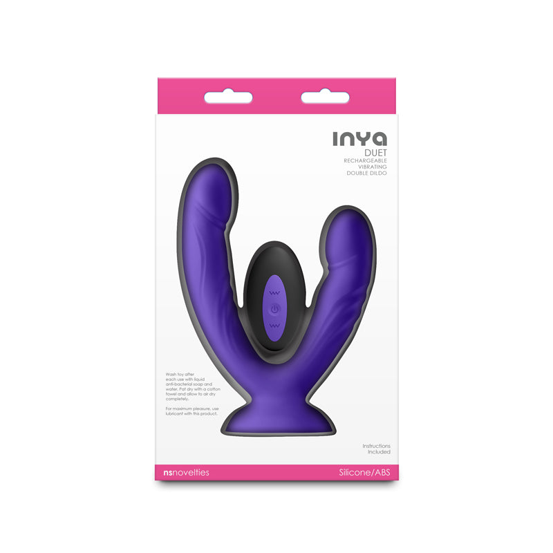 INYA Duet – USB Rechargeable Waterproof Vibrating Double Dildo with Remote > Dildos > Double Dildos