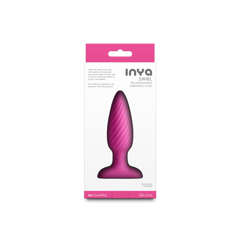 INYA Swirl – Waterproof 10.7 cm USB Rechargeable Vibrating Butt Plug > Anal Range > Vibrating Butt Plugs