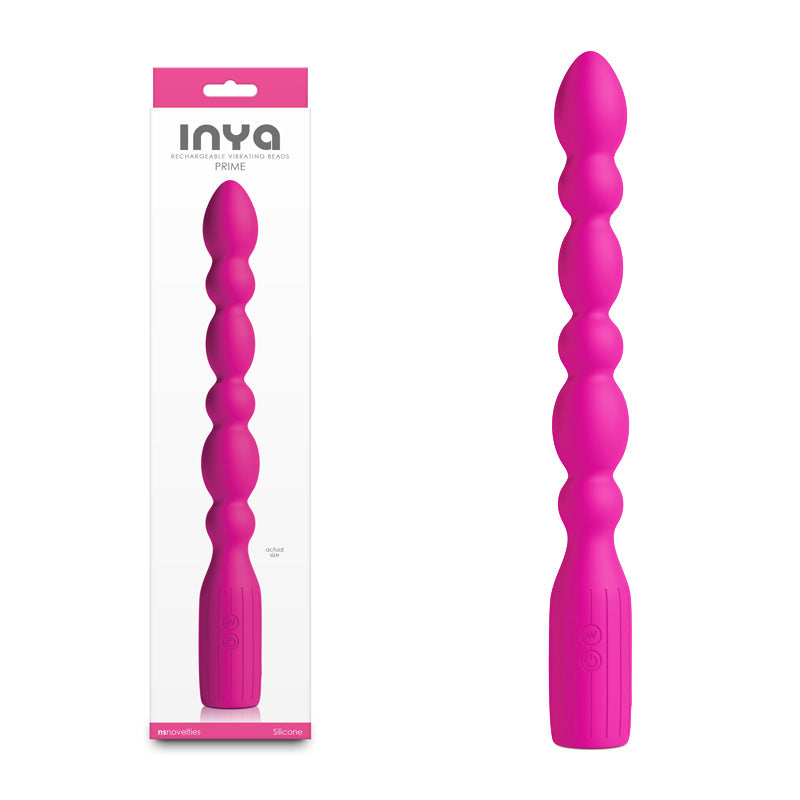 INYA Prime – Rechargeable 28.8 cm Waterproof Anal Vibrator Pink > Anal Range > Anal Probes Main image