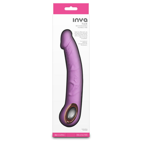 INYA Flex (Bubblegum) – Rechargeable Waterproof 22 cm Silicone Vibrator VIBRATORS