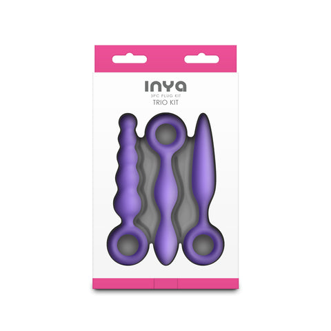 INYA Trio Kit – Silicone Anal Plug Set of 3 > Anal Range > Butt Plug Kits